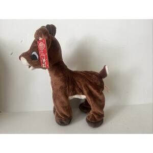 Rudolph the Red Nosed Reindeer DanDee Lightup Dancing Walking Animated Plush VTG